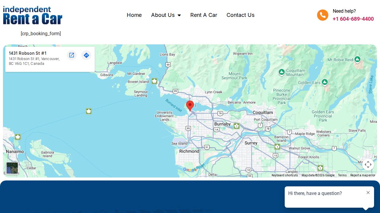 Reach booking journey — saved website preview