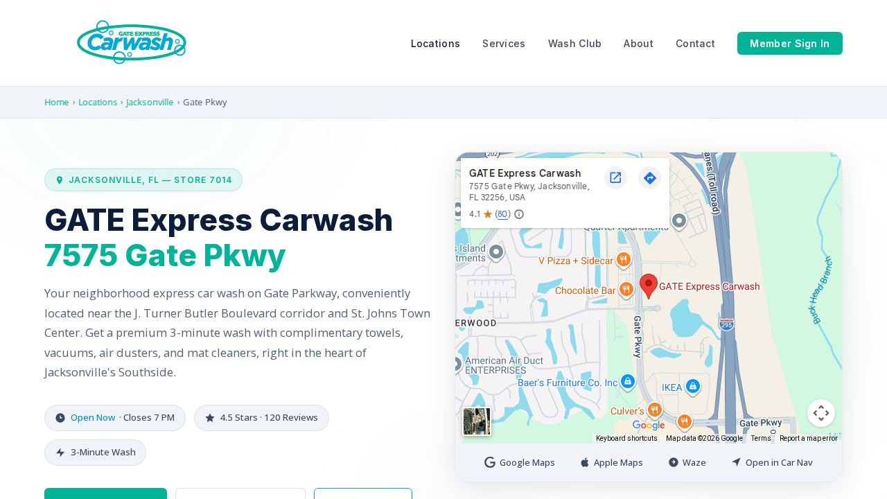 Gate Parkway location