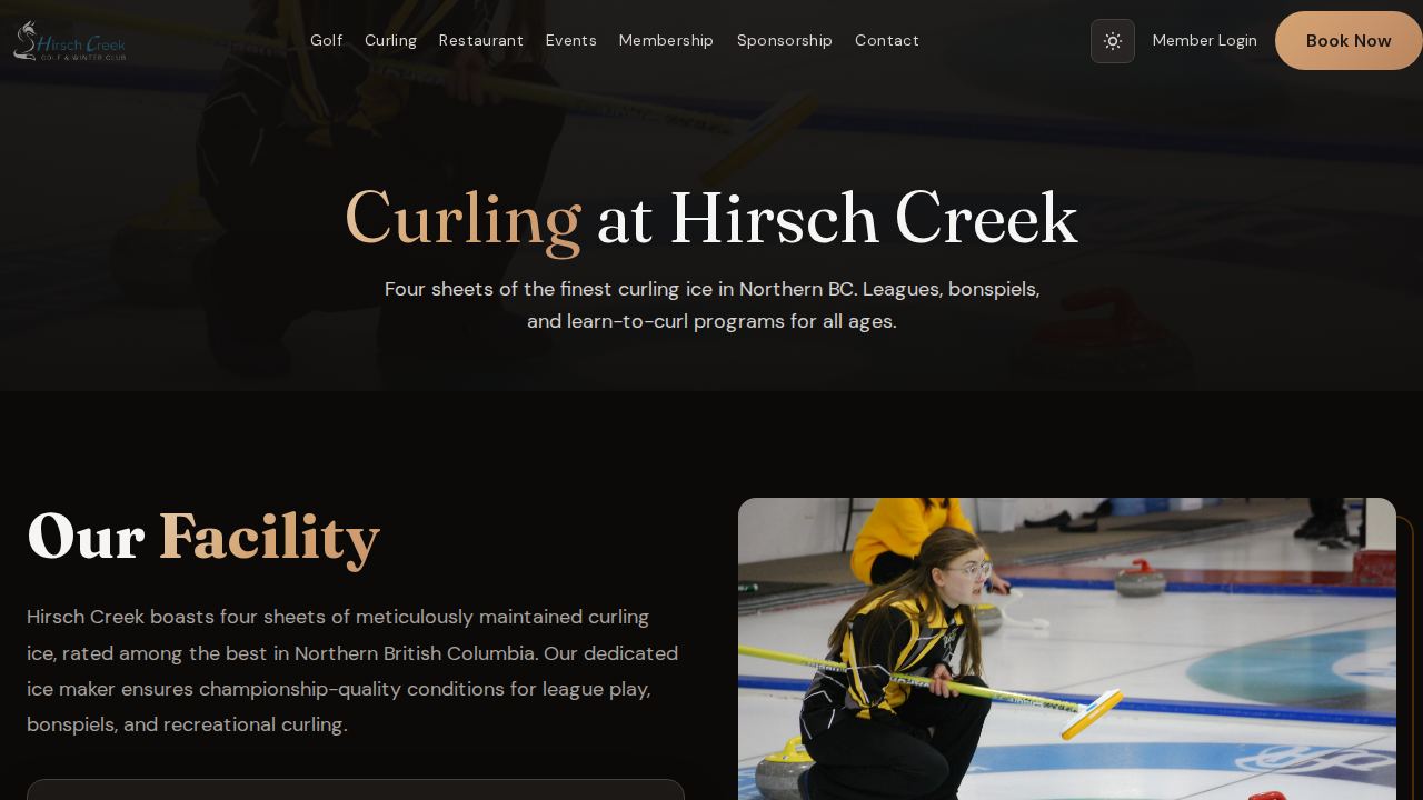 Hirsch Creek — Curling page preview